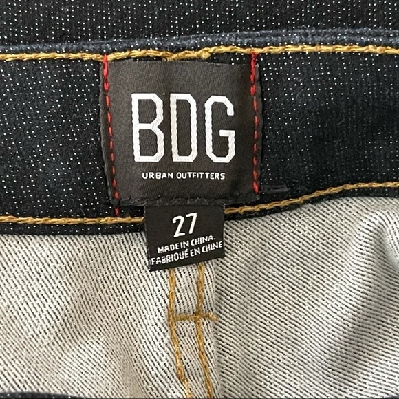 BDG Glitter Button Fly High Waisted Skinny Jeans Women’s Size 27 - Picture 9 of 10